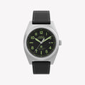 Timex Men's Silver-Tone Brass, Eco-conscious Black | TW2Y30700