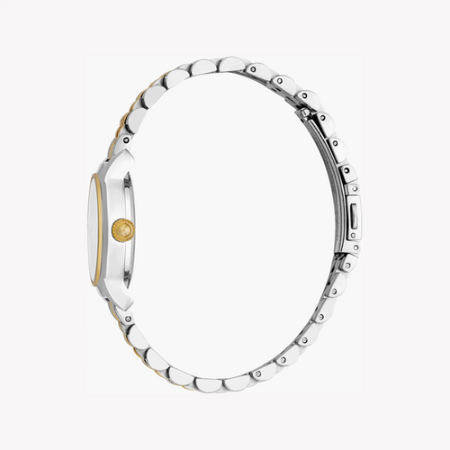 Just Cavalli Women's Two Tone Watch, Silver Dial | Jc1l333m0055